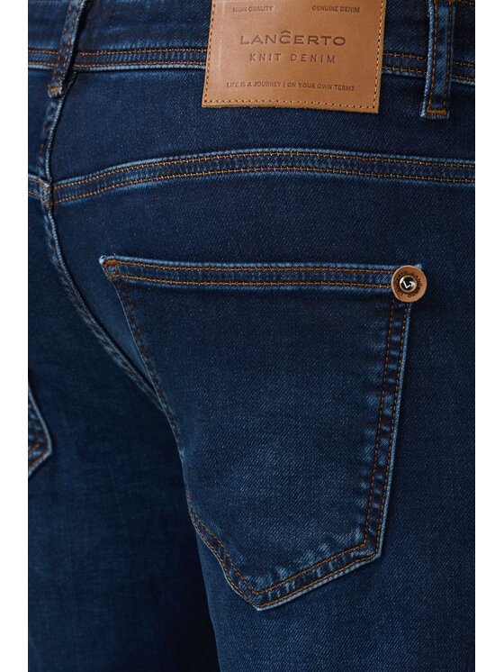 Lancerto Lancerto Spodnie materiałowe Arturo SP113225000008 Granatowy Regular Fit