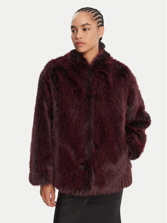 Patrizia Pepe Patrizia Pepe Krzno 8O0197 E072 Bordo rdeča Regular Fit
