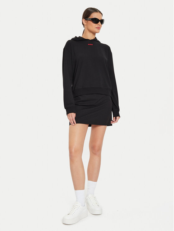 HUGO Hugo Світшот 50490594 Чорний Relaxed Fit
