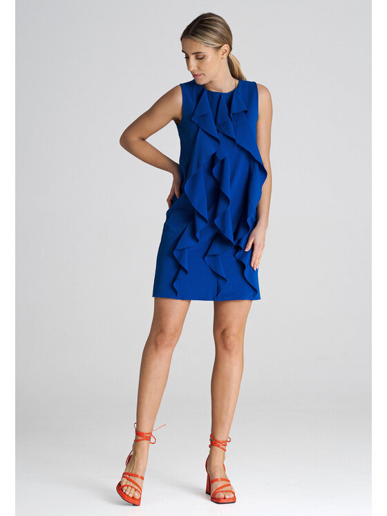 FIGL FIGL Vestito da giorno M1002 Blu Regular Fit