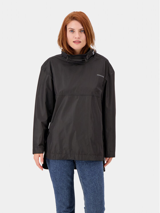 Didriksons Bunda anorak Thyra 504652 Čierna Regular Fit