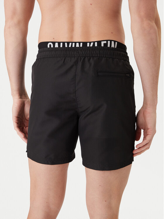 Calvin Klein Swimwear Calvin Klein Swimwear Pantaloni scurți pentru înot LV00N61015 Negru Regular Fit