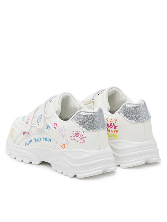 DeeZee DeeZee Sneakersy CEO-AVO-19627-002 Biela