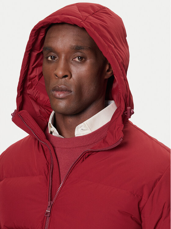 Tommy Hilfiger Tommy Hilfiger Pehelykabát MW0MW40616 Piros Regular Fit