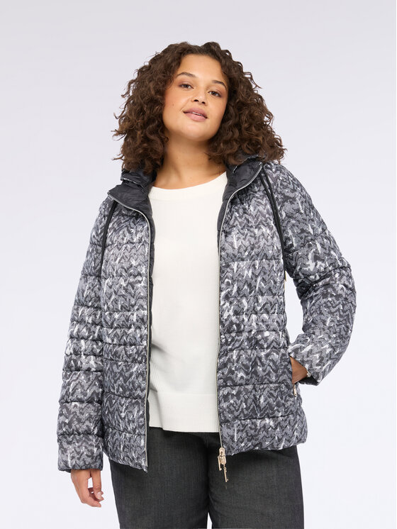 Fiorella Rubino Fiorella Rubino Giubbotto piumino F099T001415N0Z3 Grigio A-Line Fit