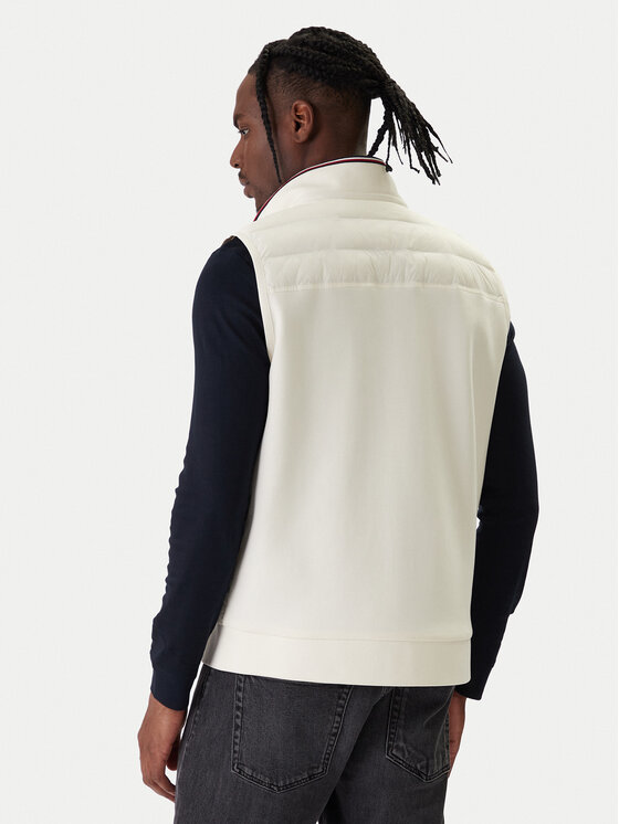 Tommy Hilfiger Tommy Hilfiger Mellény Mix Media Ess MW0MW41441 Ekru Regular Fit