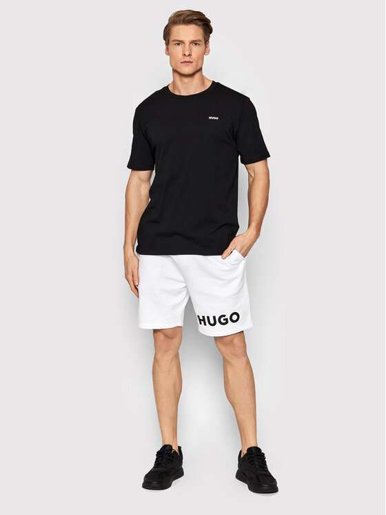 HUGO Hugo Póló Dero222 50466158 Fekete Regular Fit