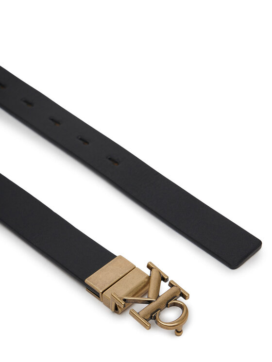 Calvin Klein Jeans Calvin Klein Jeans Ζώνη Γυναικεία Monogram Placque Buckle 25Mm Rev LV04K7005G Μαύρο