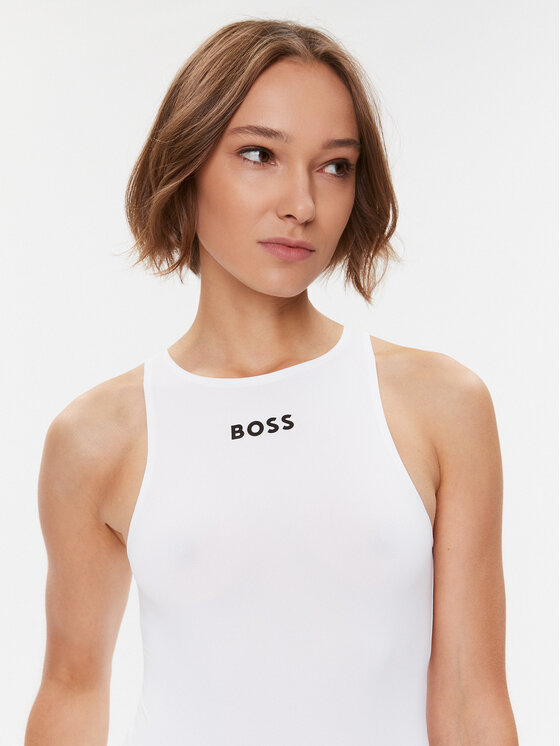 BOSS Boss Glaustinukė Stmt 50497885 Balta Slim Fit