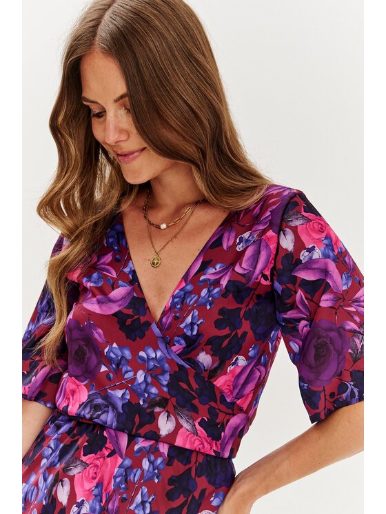 NAOKO NAOKO Každodenní šaty Rosabella Fialová Regular Fit