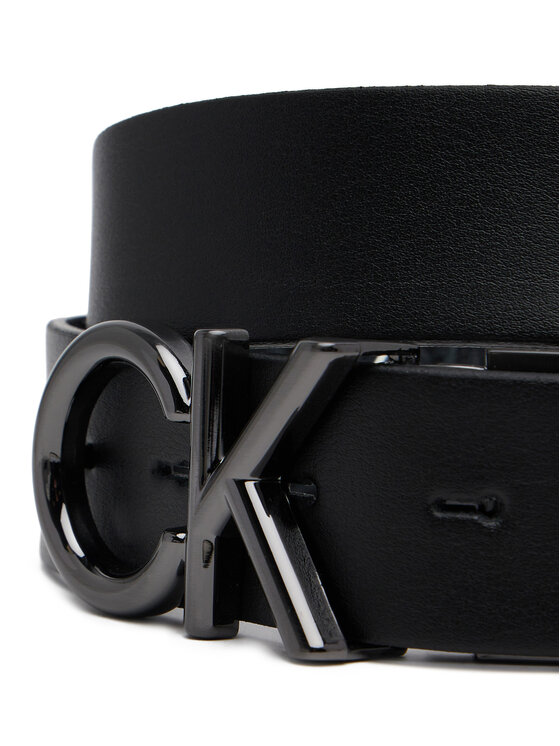 Calvin Klein Calvin Klein Muški remen Adj/Rev Ck Metal Bombe Mono 35Mm K50K512829 Crna