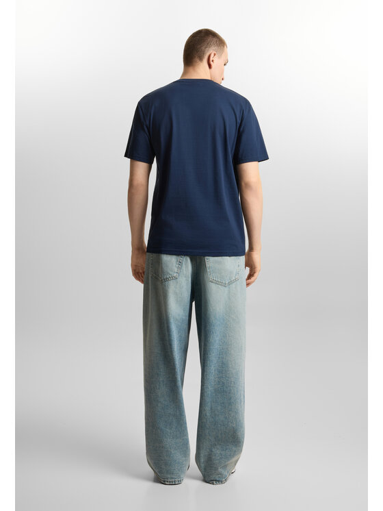 PROSTO. PROSTO. T-Shirt ST KL261MTEE1121 Granatowy Regular Fit