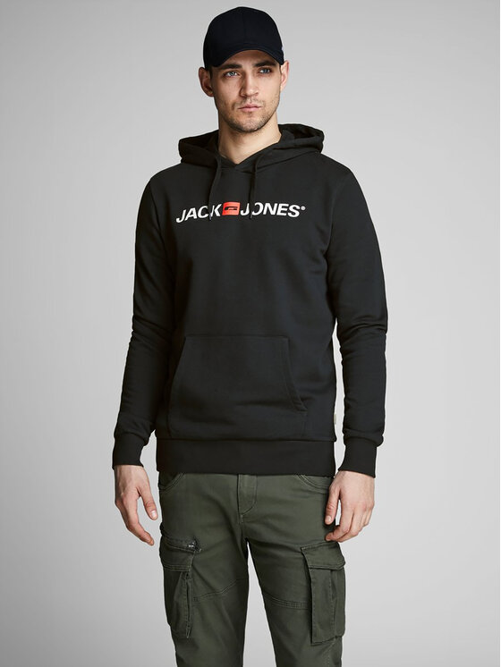 Jack&Jones Jack&Jones Μπλούζα Corp Old Logo 12137054 Μαύρο Regular Fit