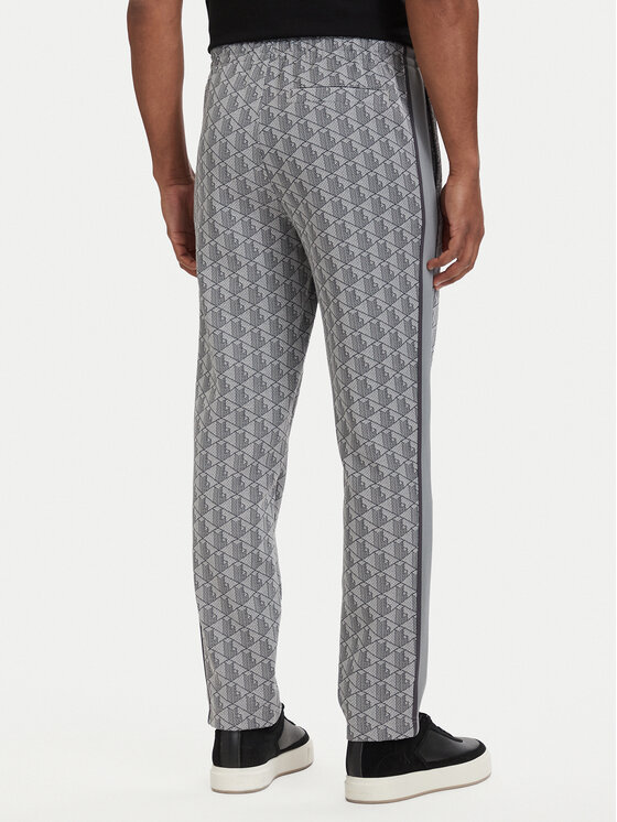 Lacoste Lacoste Jogginghose Paris Monogram XH1440 Grau Regular Fit