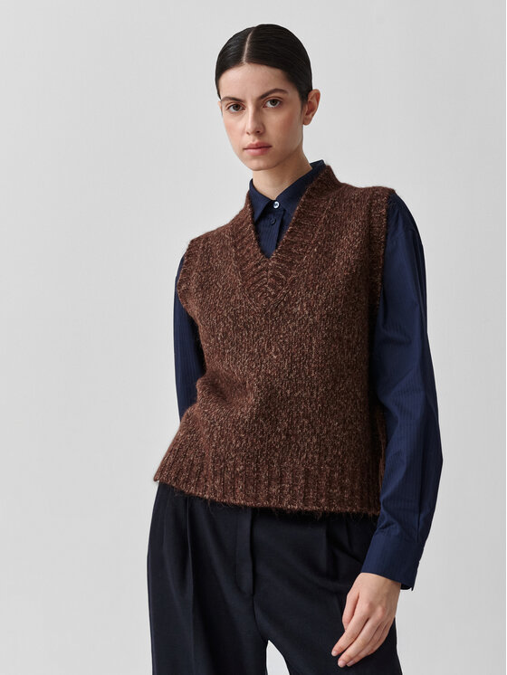 TATUUM TATUUM Kamizelka NUTI Brązowy Classic Fit