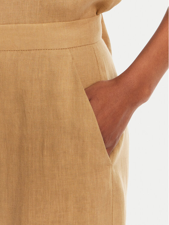 Marella Marella Παντελόνα Silvana 2515131022 Μπεζ Regular Fit