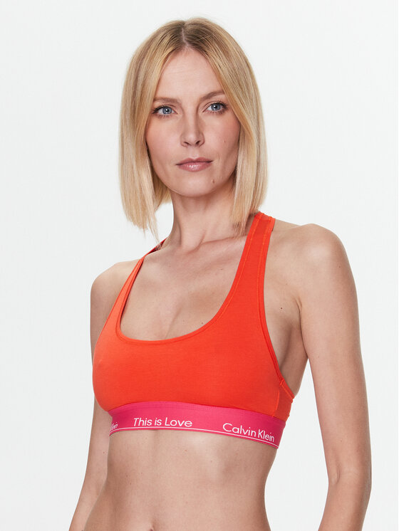 Calvin Klein Underwear Top Grudnjak 000QF7281E Crvena