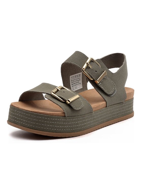 Skechers Skechers Sandały 114073-OLV Zielony