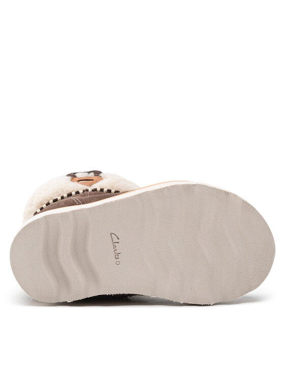 Clarks Clarks Zimske čizme Crown Loop T 261613756 Smeđa