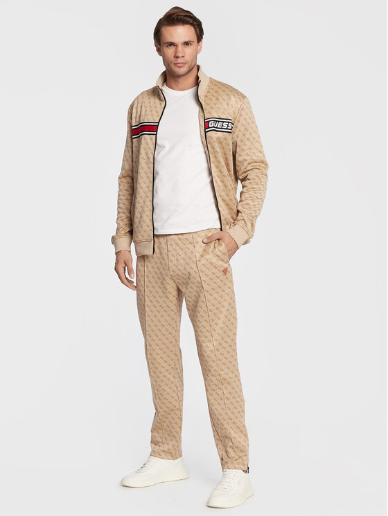 Guess Guess Долнище анцуг Korbin Z2BB05 FL04Q Бежов Regular Fit