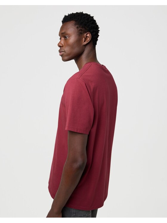 Wrangler Wrangler T-shirt GRAPHIC TEE Rosso Relaxed Fit