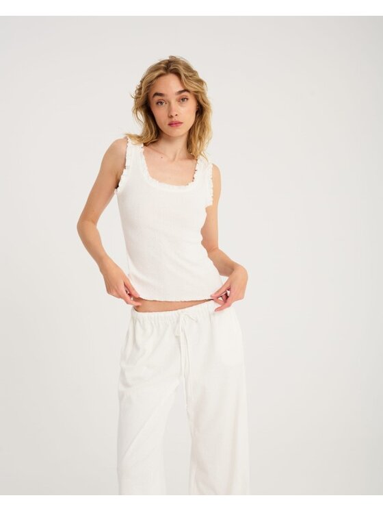 Le Songe Le Songe Top KLARA Biały Regular Fit