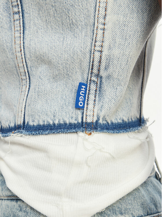 HUGO HUGO Weste Garis B 50557076 Hellblau Regular Fit