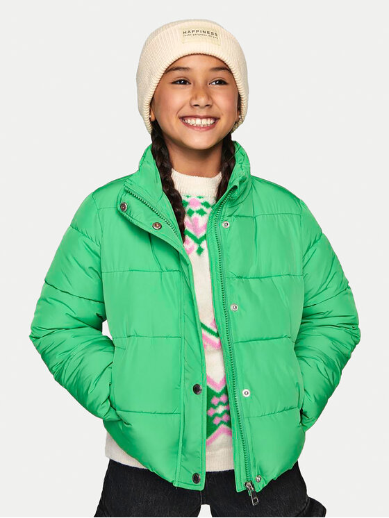 Kids ONLY Kids ONLY Žieminė striukė 15325707 Žalia Regular Fit