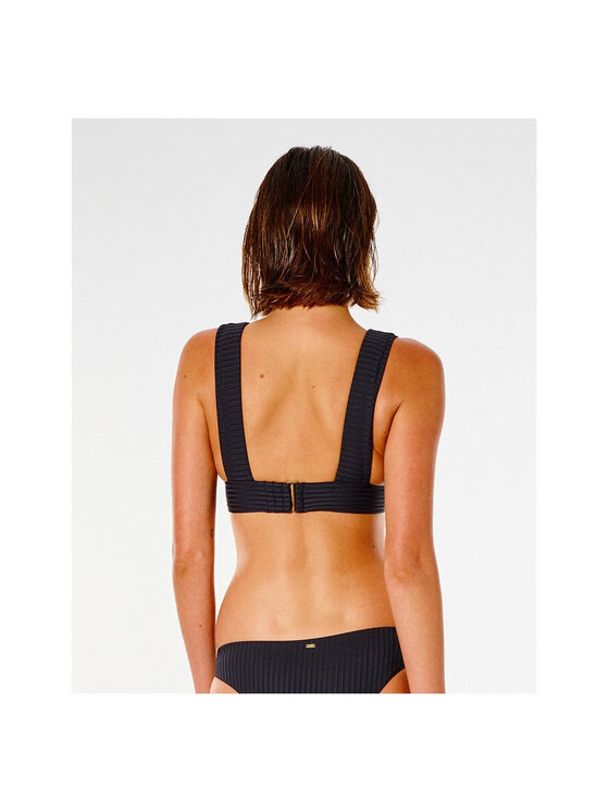 Rip Curl Rip Curl Góra od bikini Premium Surf Deep V Czarny