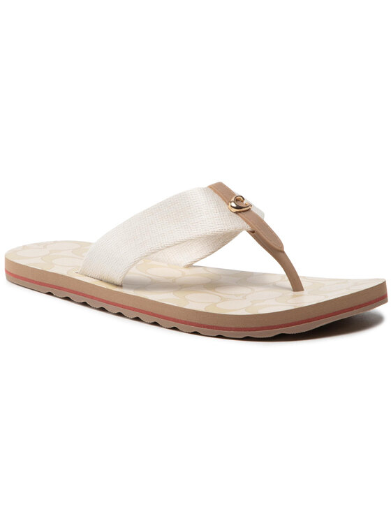 Coach Flip flop Zoe bed C2978 Bej Modivo.ro