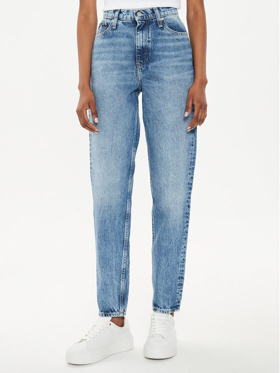 Calvin Klein Jeans Džínsy J20J223655 Modrá Mom Fit