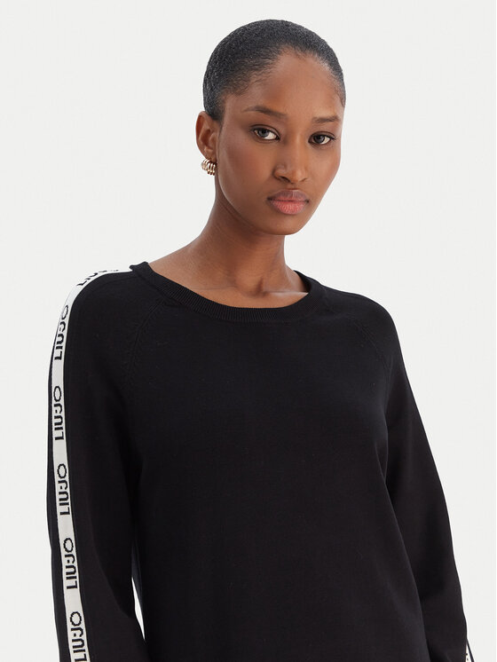 Liu Jo Sport Liu Jo Sport Úpletové šaty TF5288 MS63L Čierna Regular Fit