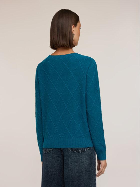 Motivi Motivi Maglione M569W004285N034 Turchese Regular Fit