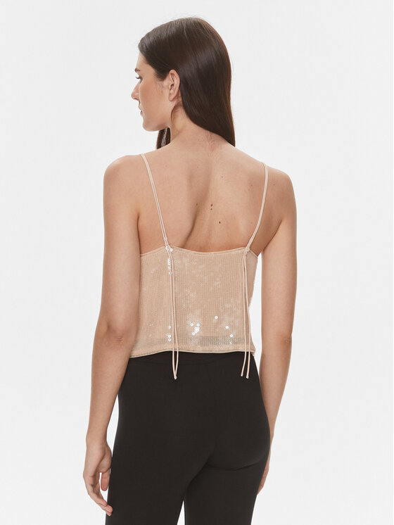Calvin Klein Jeans Calvin Klein Jeans Marškinėliai J20J222615 Smėlio Regular Fit