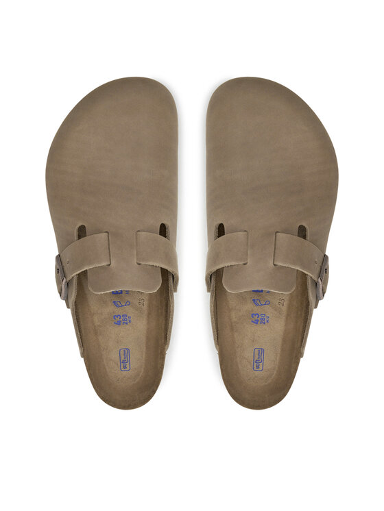 Birkenstock Birkenstock Klapki Boston SFB LEOI 1018147 Brązowy