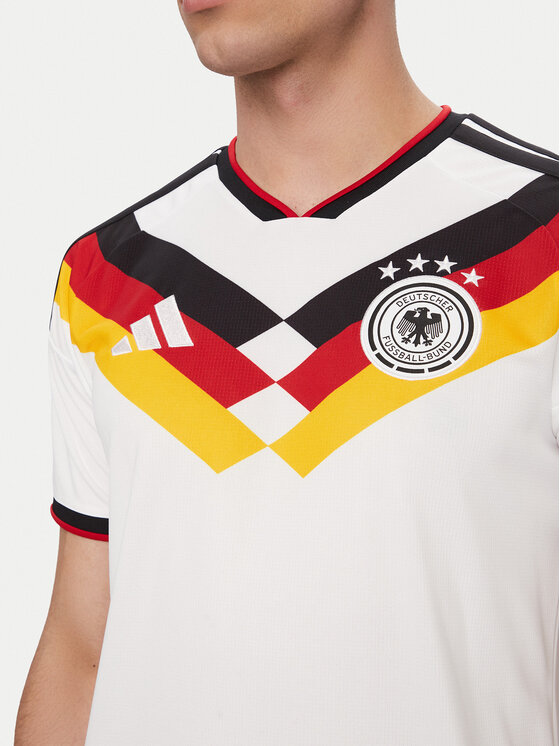 adidas adidas Techniniai marškinėliai Germany 26 Home Replica KD8363 Balta Slim Fit