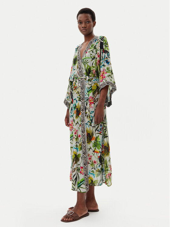 LOLA CASADEMUNT LOLA CASADEMUNT Kimono LS2516046 Grün Relaxed Fit