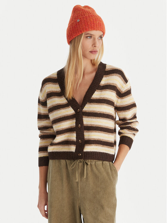 Quiksilver Quiksilver Кардиган Bukit EQWSW03030 Коричневий Regular Fit