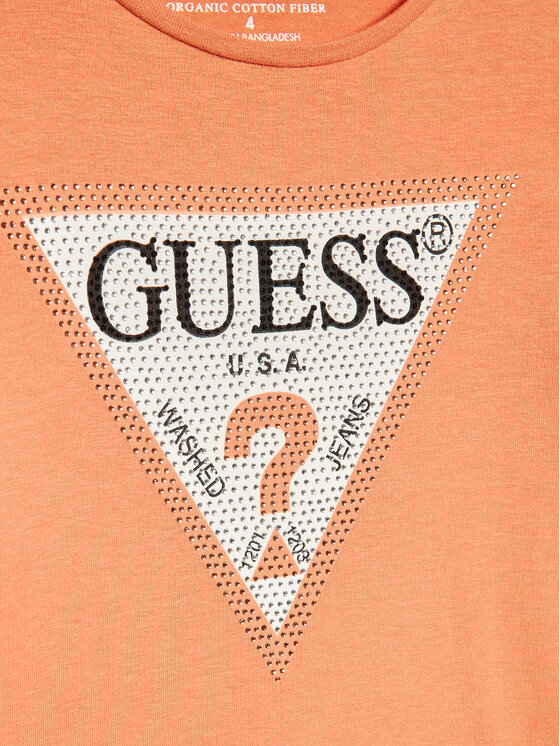 Guess Guess T-Shirt J2YI51 K6YW1 Πορτοκαλί Regular Fit