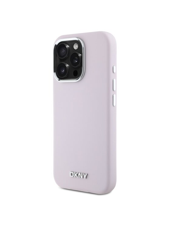 DKNY DKNY Etui na telefon Liquid Silicone Small Metal Logo Różowy