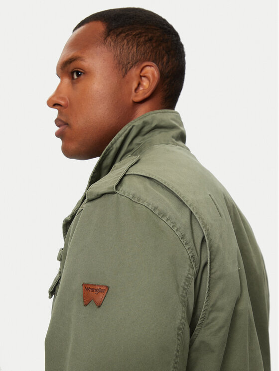 Wrangler Wrangler Übergangsjacke Field 112357273 Grün Regular Fit