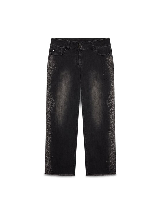 Fiorella Rubino Fiorella Rubino Jeansy P451T005371N023 Szary Flare Fit