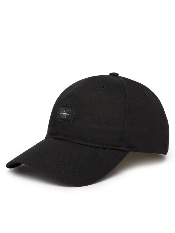 Calvin Klein Șapcă Monologo Woven Patch Bb Cap LV04D5077G Negru