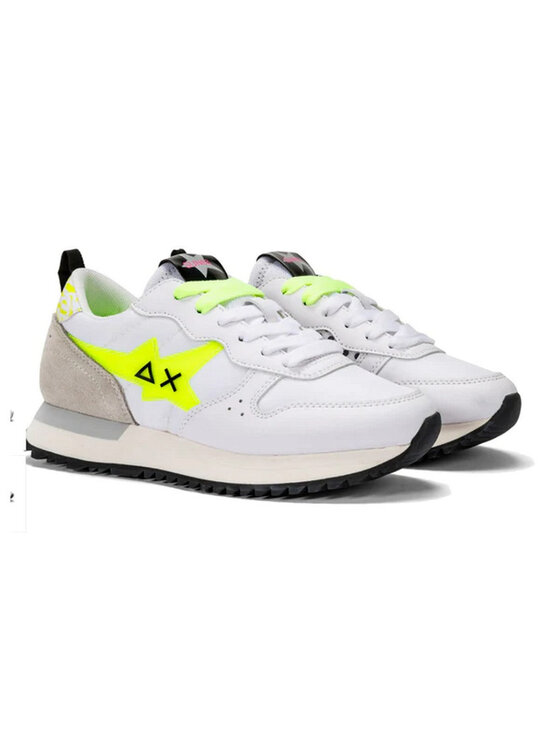 SUN68 SUN68 Sneakers SUN68 Sneaker Donna Stargirl transparent patch Z33213 0163 Bianco Multicolore