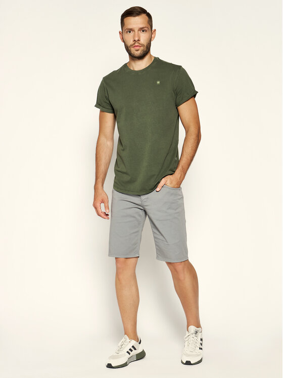 G-Star Raw G-Star Raw T-Shirt Lash R T D16396-2653-B111 Πράσινο Relaxed Fit