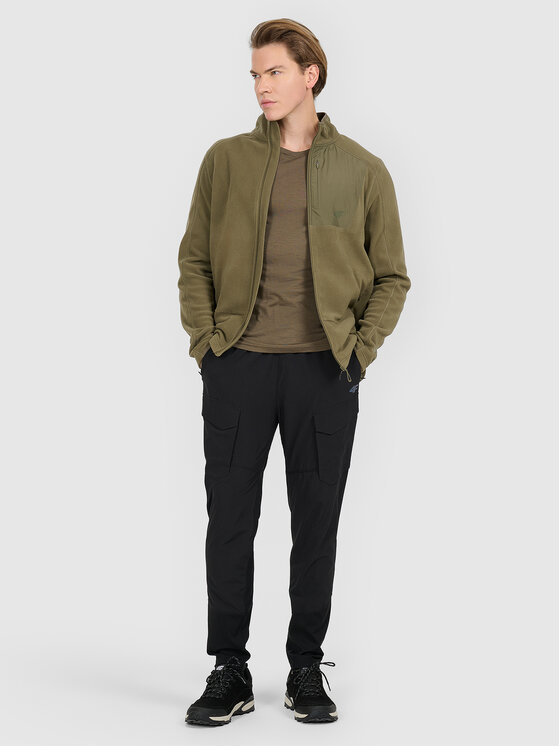 4F 4F Outdoorové kalhoty HALNY Černá Regular Fit