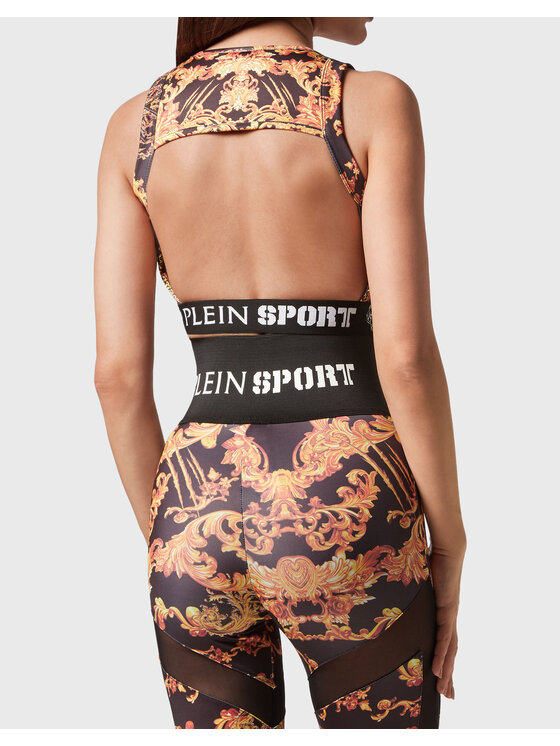 Plein Sport Plein Sport Tank top 4737 Czarny Skin Tight Fit