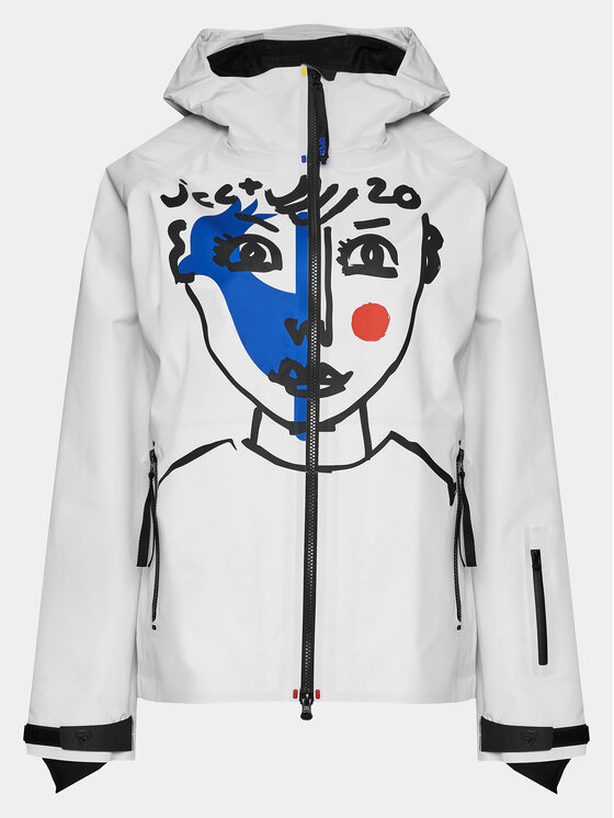 Rossignol Rossignol Skijaška jakna Eco Logic RLKWJ50 Bijela Slim Fit