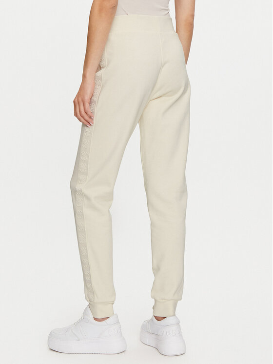 Guess Guess Pantaloni trening Stacie V4BB00 KC5O0 Écru Regular Fit
