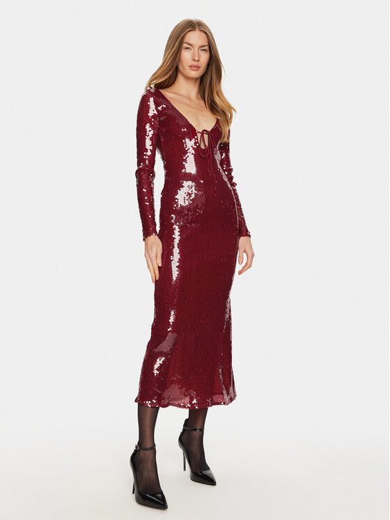 BARDOT BARDOT Rochie cocktail Verona 58859DB Vișiniu Slim Fit